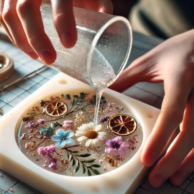 Làm móc khóa handmade từ nhựa resin